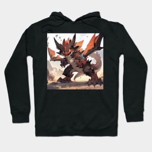 Dragon beast battle Hoodie